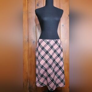 Plaid Pink Skirt
